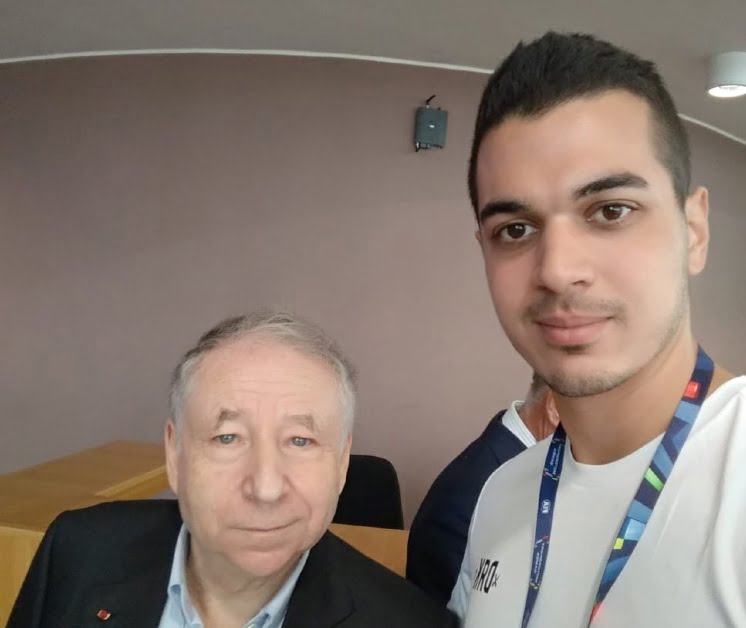 Benjamin Bader and Jean Todt