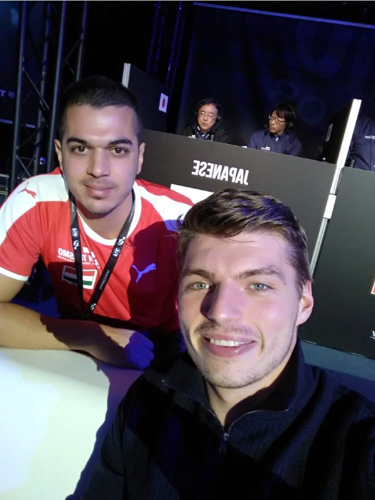 Benjamin Bader and Max Verstappen